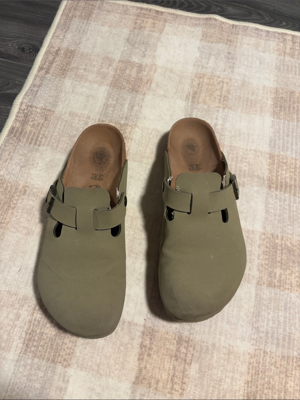 Birkenstock Women's Slip-On Clog in Olive Green